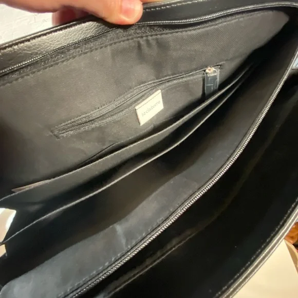 Brand new black Liz Claiborne large work satchel Totes